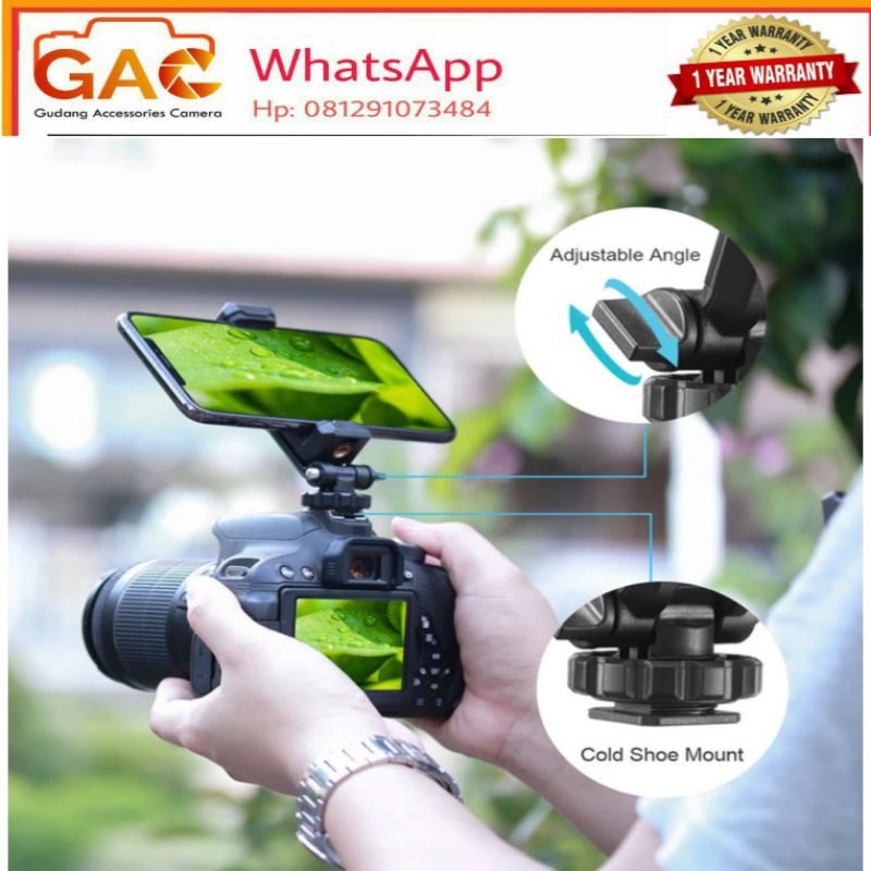 Paket hemat GAC VLOG ULANZI ST-06 microphone BOYA MM1 mini stand