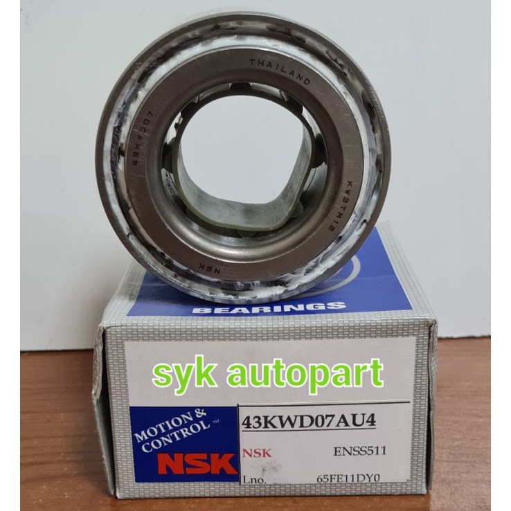 Bearing 43 KWD 07 nsk/bearing roda depan innova