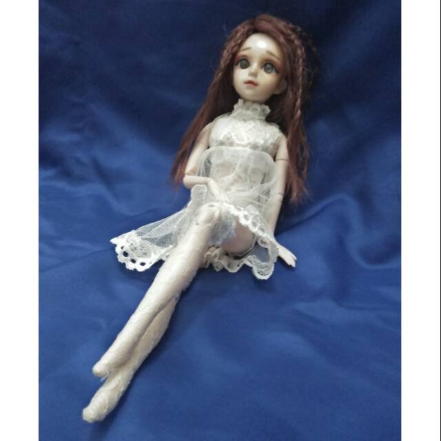 Baju boneka barbie, bjd doll (kurus), boneka yuna ukuran 30 cm