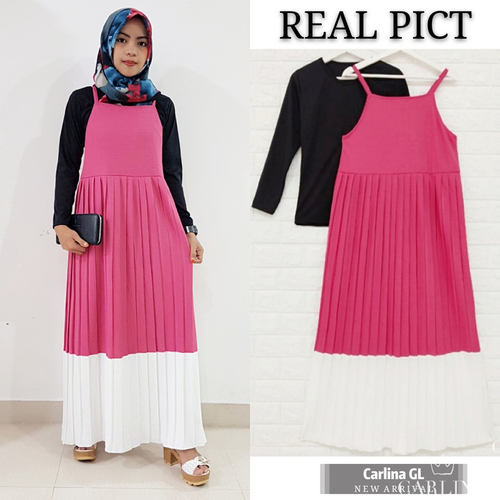 TISHA OVERALL PLISKET DAPAT INNER #CARLINA