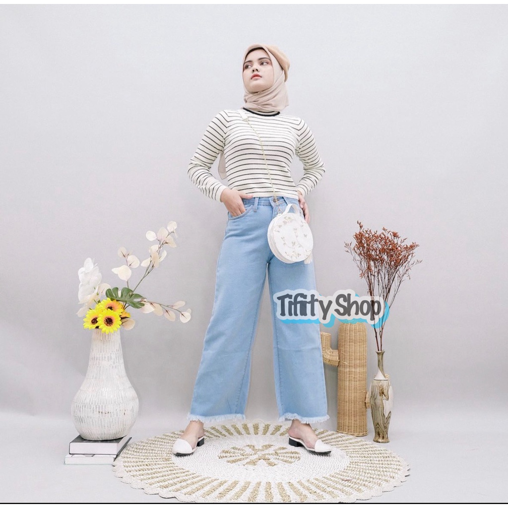 KULOT RAWIS JEANS / BOYFRIEND KIREI - BOYFRIEND SABLON - BOYFRIEND WANITA - JEANS WANITA