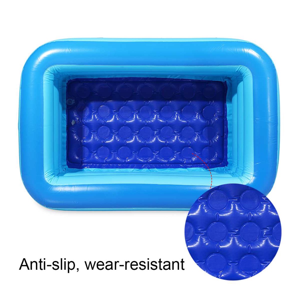 Kolam renang anak jumbo 2.1m+Pompa petak karet bahan tebal 2.1M kolamrenang anak besar murah Inflatable Swimming Pool For Kids ukuranbesar tinggi /balon renang anak/mainan kolam renang anak balon renang anak kolam karet