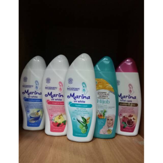 Marina uv white hand &amp; body lotion 185ml