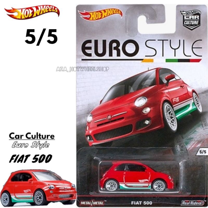 Hot Wheels Euro Style Fiat 500 HW Hotwheels Car Culture