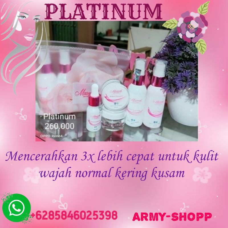 MARWAH skincare glowing_paket PLATINUM