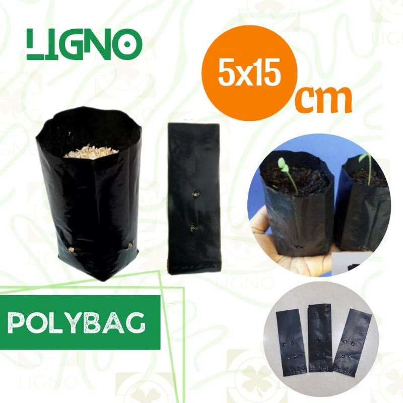POLYBAG 5x15 cm (isi-7) - Polibag Semai Tanaman