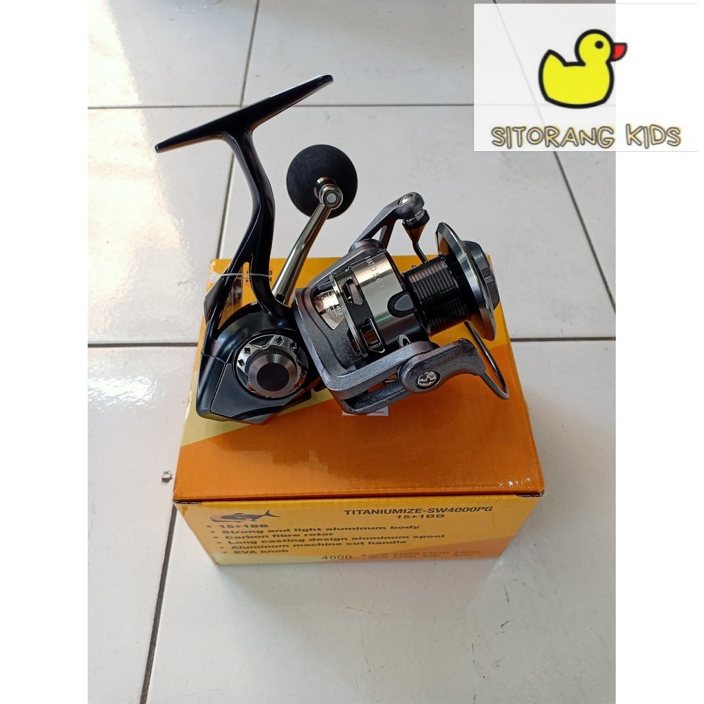 [Promo] Reel Kuat Gtech Titaniumize SW4000PG Max Drag 25kg dan SW5000PG Max Drag 30kg
