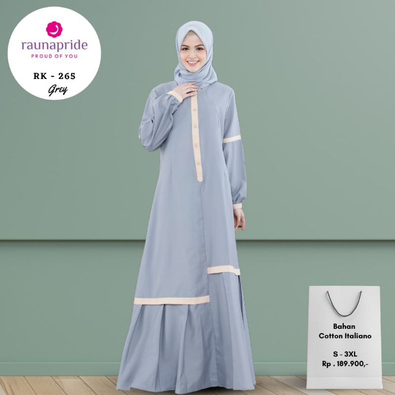 BISA COD - GAMIS RAUNA RK 261 RK 262 RK 263 RK 264 RK 265 RK 266 RK 267