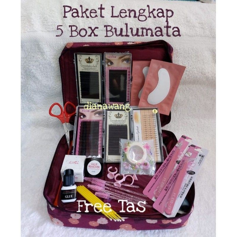 PAKET SUPER LENGKAP EYELASH EXTENSION!!!