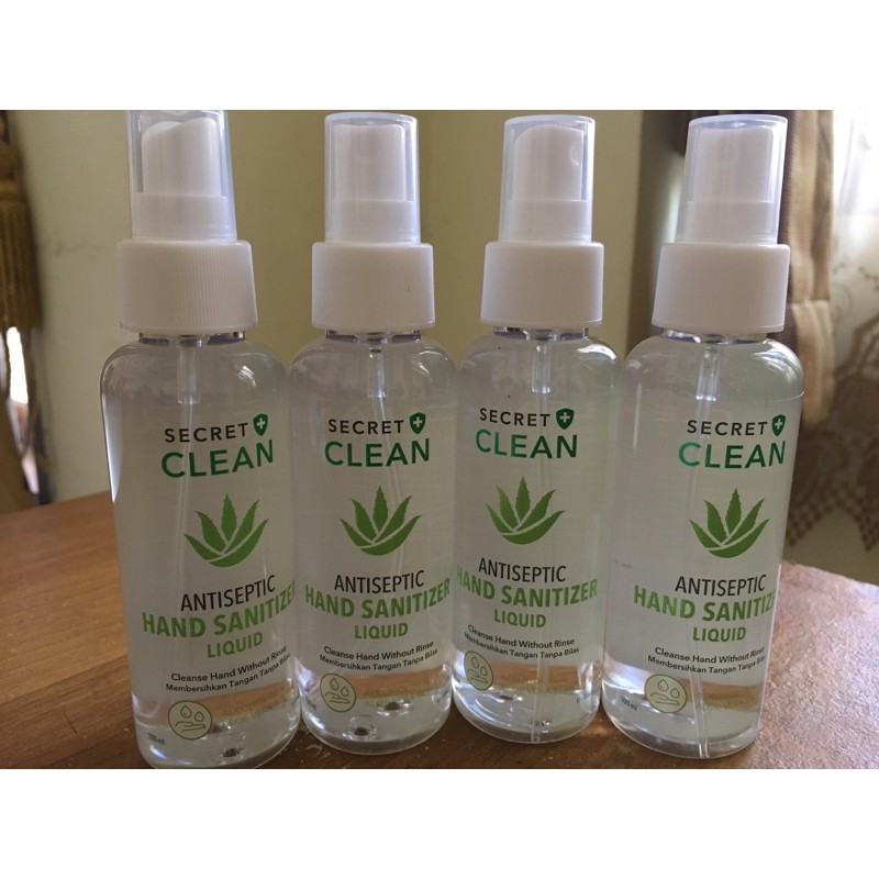 SECRET CLEAN ANTISEPTIC HAND SANITIZER LIQUID
