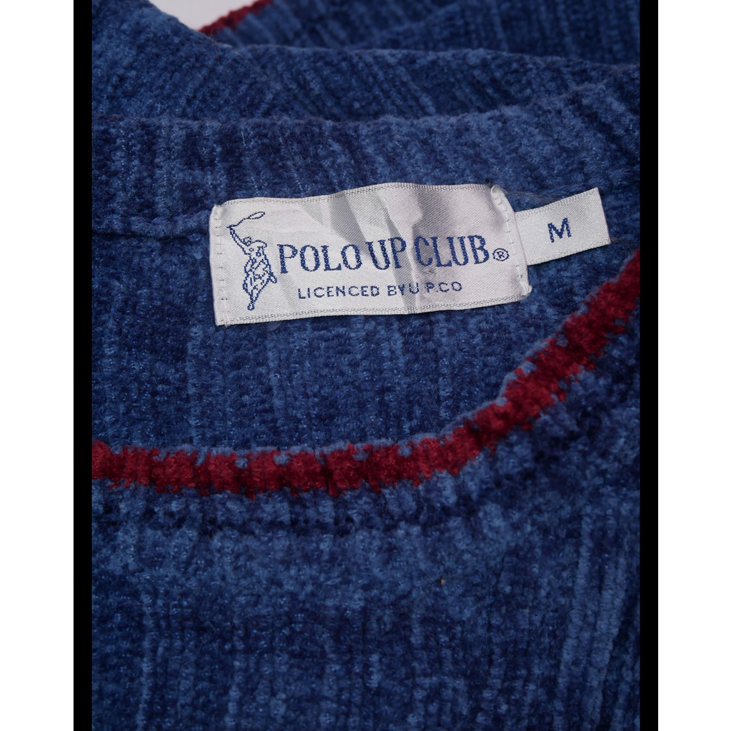 Sweater Rajut Velvet Polo Up Club Big Size (A2.28) Image 8