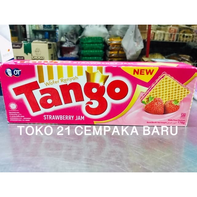 

Tango Wafer Rasa STRAWBERRY JAM 163 gram | Wafers Tango Stroberi 163gr