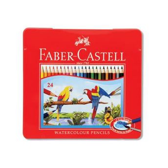 

Pensil Warna Faber Castell Water Colour 24 Tin Case