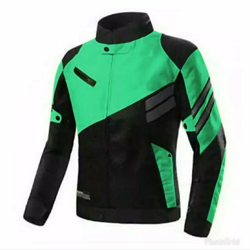 Jaket pria Jaket Motor Touring Exclusive Taslan Double Strip (Waterproof) TERMURAH DI SHOPEE! SUPPLIER JAKET!