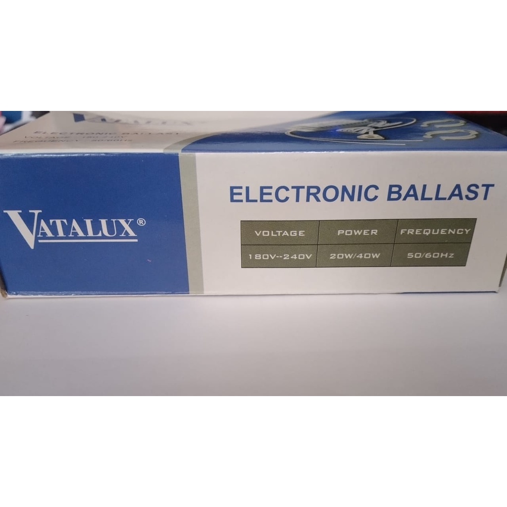 Ballast Electronic 20w/40w Vatalux / Trafo Electronic+Kabel+Soket