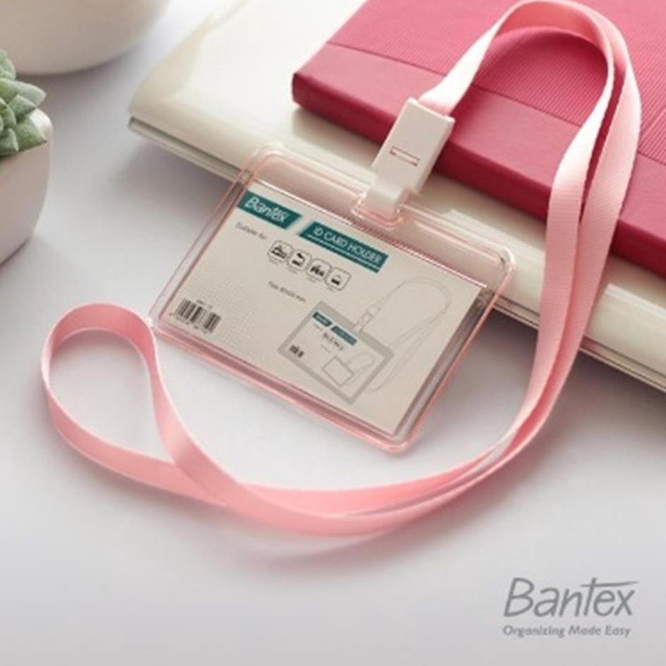 

[KODE PRODUK T0LYZ8756] ID Card / Tempat Kartu Nama Bantex Transparent Holder Lanyard Landscape 8867