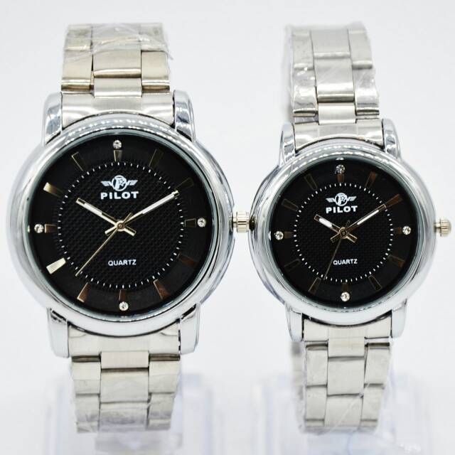 Jam Tangan Couple Original Pilot Rantai 6050 Series