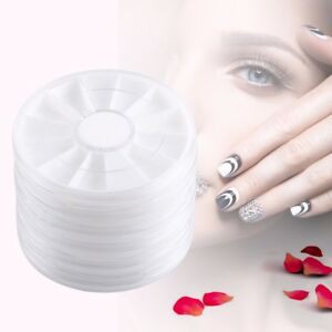 WHEEL BOX NAIL ART TEMPAT PEARL /  CORHINESTONENTAINER