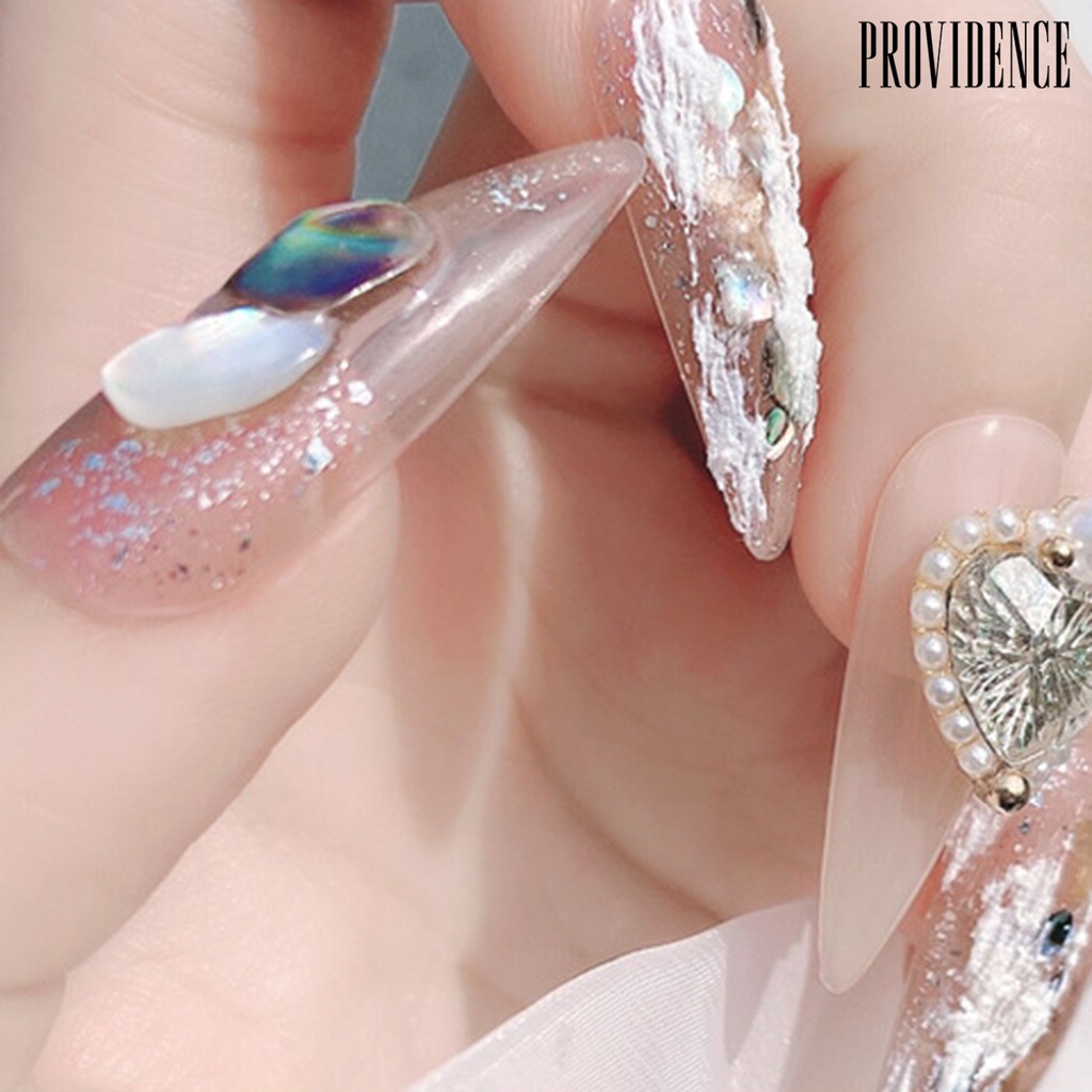 Providence Nail Rhinestone Heart-Shape DIY Alloy Flat Back All-match Nail Decoration Ornament for Beauty