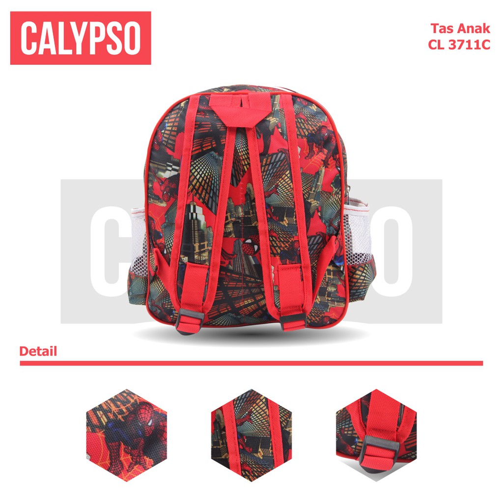 [KLIKTAS] Tas Ransel Anak Laki Calypso 3711 - backpack sekolah TK Paud gambar timbul kartun 3D