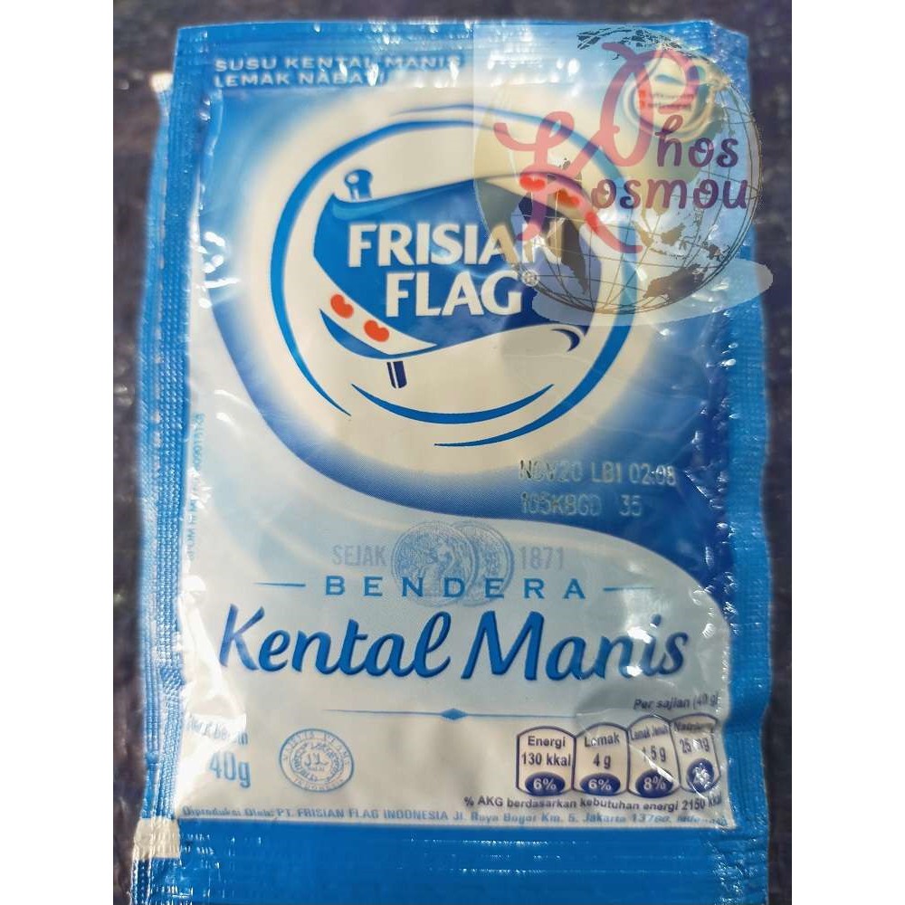 

Bendera Kental Manis Renteng Isi 6 Sachet