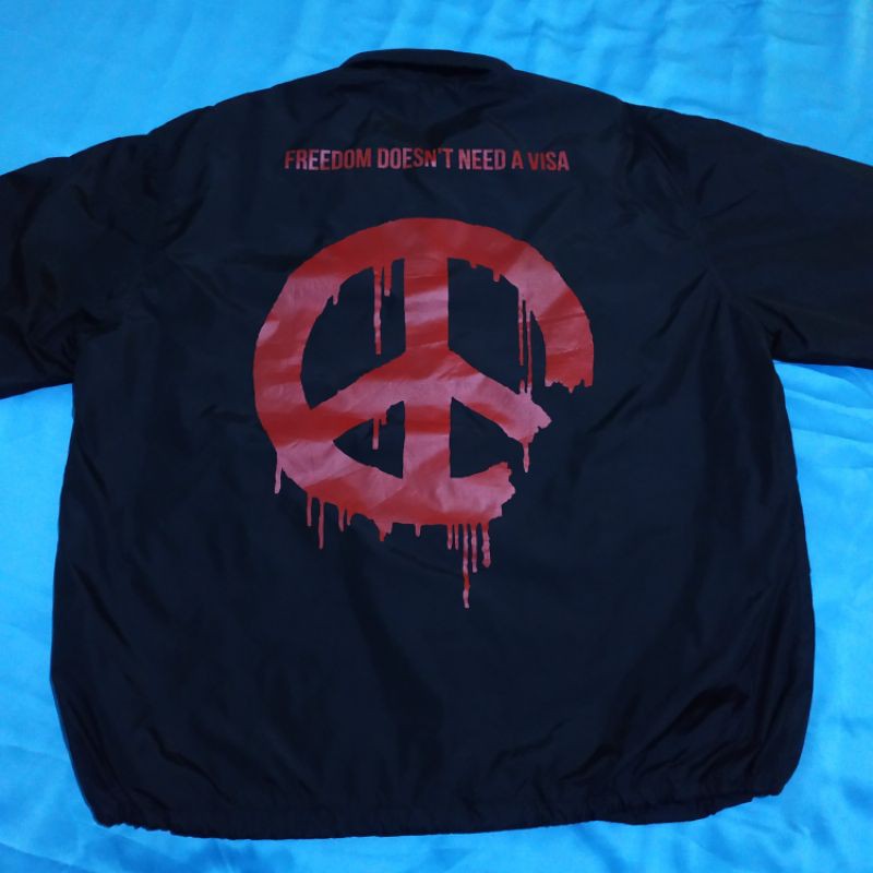 Coach Jaket Second No Erigo Freedom Peace