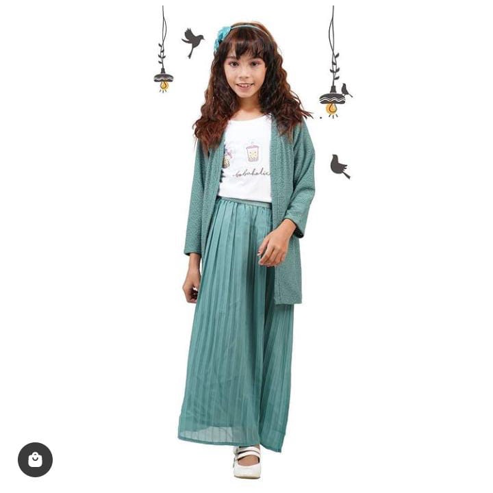 RODEO JUNIOR - ROK PLISKET dan CARDIGAN RODEO JUNIOR