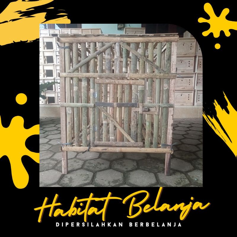 Kandang Rakitan Kandang rakit Kandang bambu Ayam Bebek Merpati Kelinci