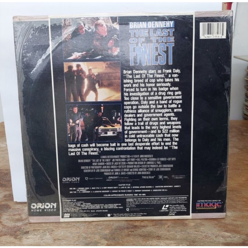 Kaset Laser disc The Last of the Finest