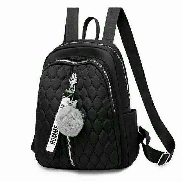 Tas Ransel Wanita Embors Chibao Tas Cewek Mini Ransel Serut bordir EVELYN