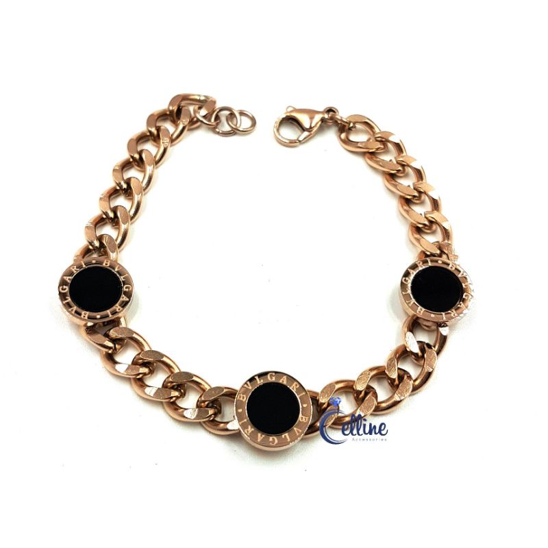 gelang rantai Titanium rosegold lapis emas | GELANG ROSEGOLD TITANIUM