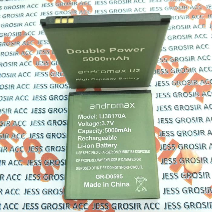 Baterai Battery Double Power Andromax U2 Qi E2+ E2 Plus Li38170A