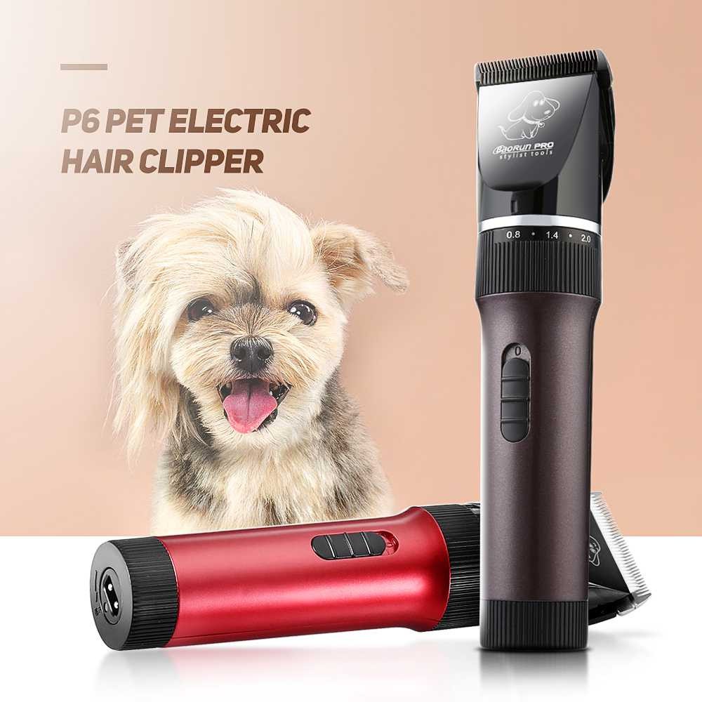 Jual New Taffware Baorun Alat Cukur Elektrik Bulu Binatang Pet Dog Clipper P6 Merah Indonesia Shopee Indonesia