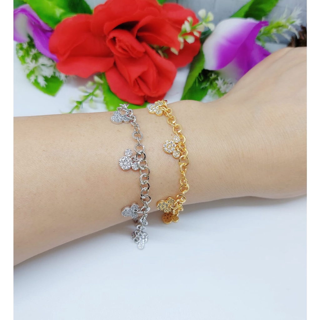 Xuping gelang mickey mata putih &amp; mata hitam