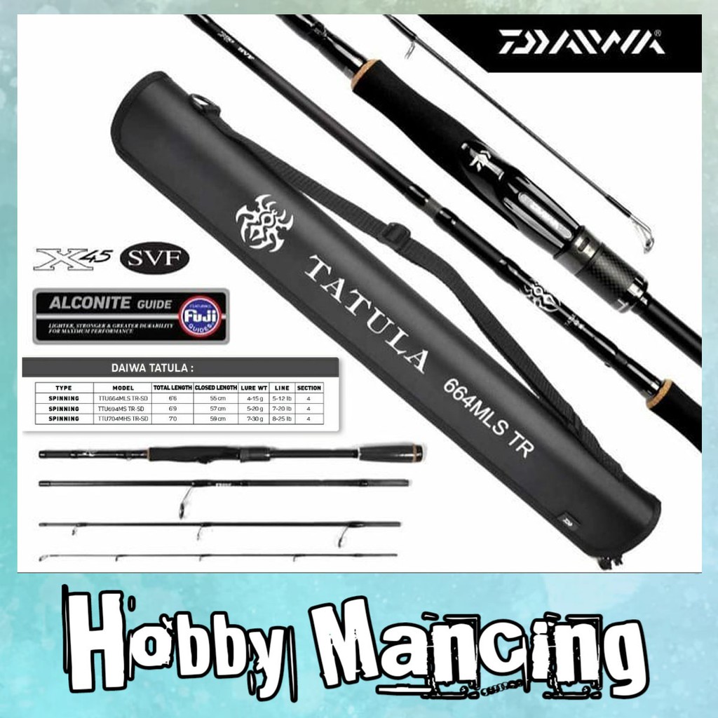 Joran Spinning Daiwa Tatula Travel Rod