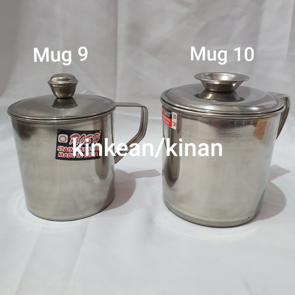 Mug Stainles / Mug India Rosh