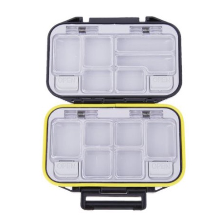 [TOSERBA_EMAK] - Lixada Box Kotak Perkakas Kail Pancing 12 Ruang - MCC01 - Black