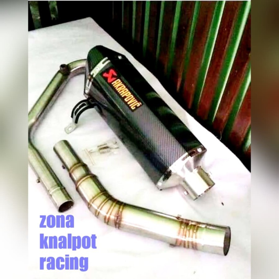 KNALPOT RACING AKRAPOVIC EVO VIXION R15 BISON GSX.KNALPOT AKRAPOVIC KNALPOT BERKUALITAS