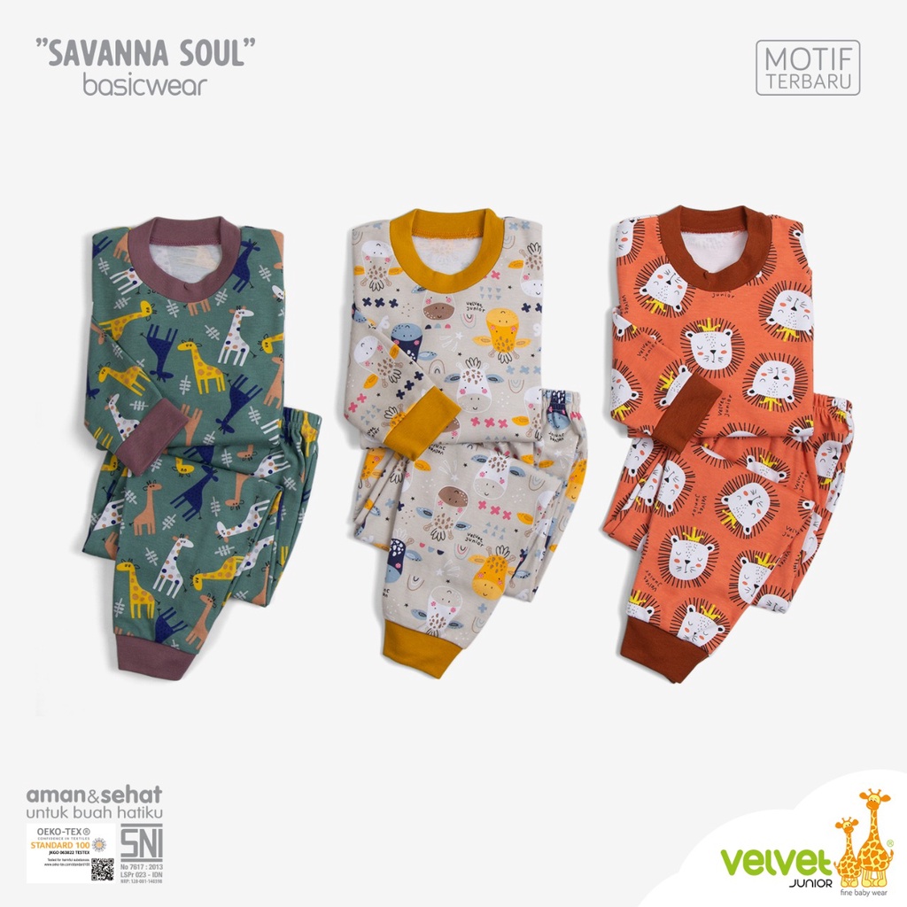 Velvet Junior setelan Oblong panjang+celana panjang Rib size LB, XL, XXL print Isi 1 stel