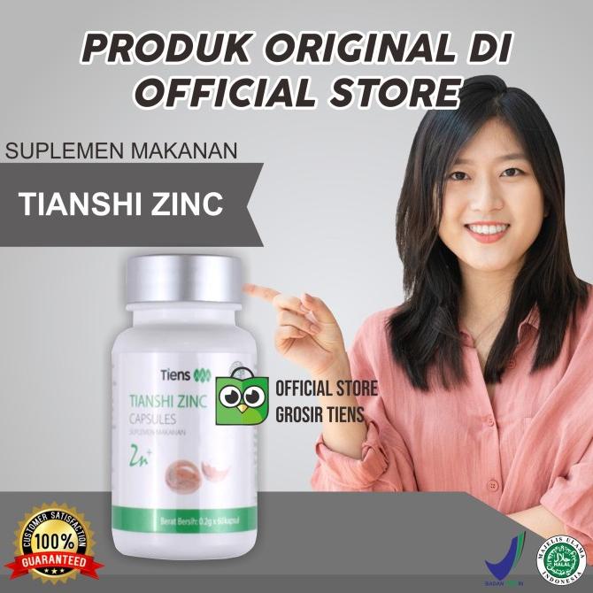 READY STOCK Zinc Tiens Asli