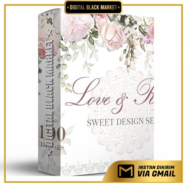 Love And Roses Floral Design Set - JPEG Ultra HD