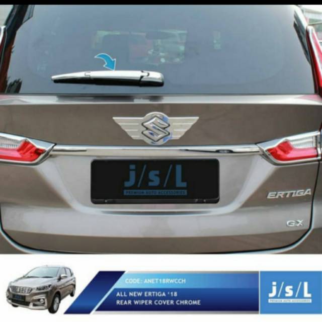 Cover wiper all new Ertiga chrome jsl