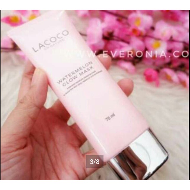 [lacoco] watermelon golw mask (kulit jadi shiny &amp; firming gitu loh dan ini gak perlu bilas) lacoco