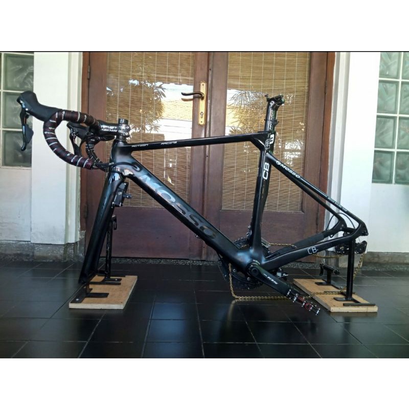 FRAME ROADBIKE CARBON MOSSO AERO 760CB SIZE 49 (BEKAS)