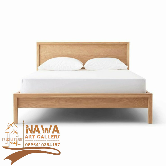 bed dipan minimalis kayu jati / - 180x200