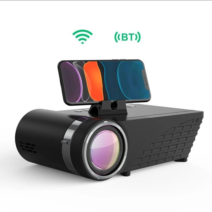 BlitzWolf BW-VP8 Mini Wi-Fi Projector 5500 Lumen Support TV Box - Ready Stok