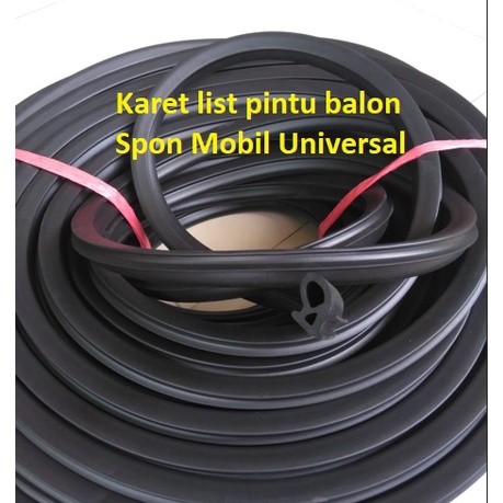 Karet list pintu balon spon Mobil Universal semua jenis Mobil harga per meter