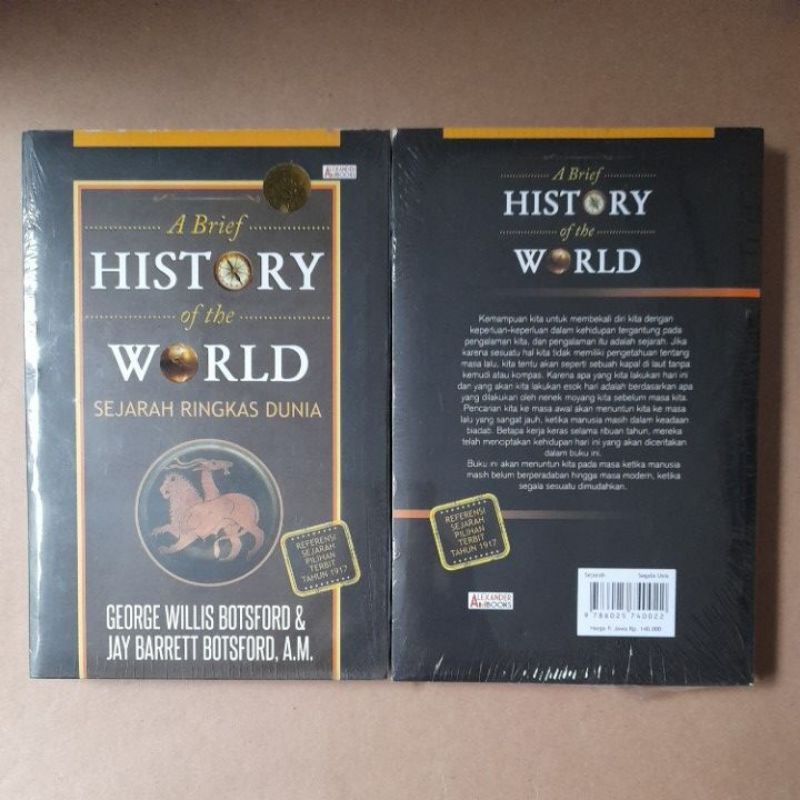 Jual A Brief History Of The World : Sejarah Ringkas Dunia | Shopee ...