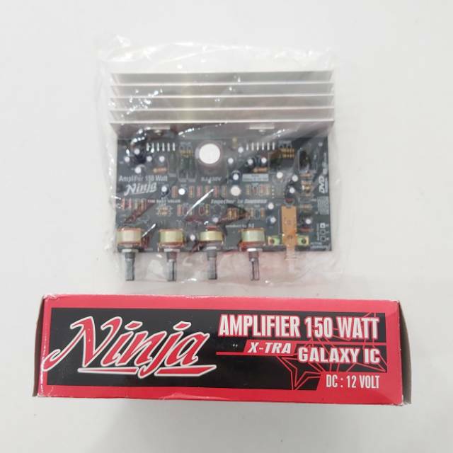 Kit Amplifier NINJA Stereo 150 Watt DC + Galaxy IC