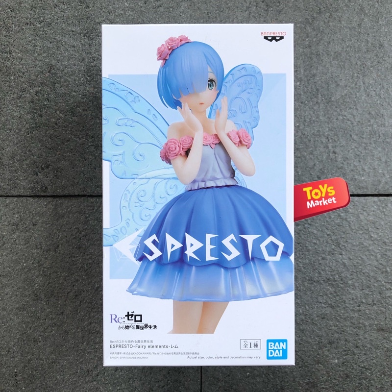 BANPRESTO ESPRESTO Re:Zero Fairy Elements - Rem